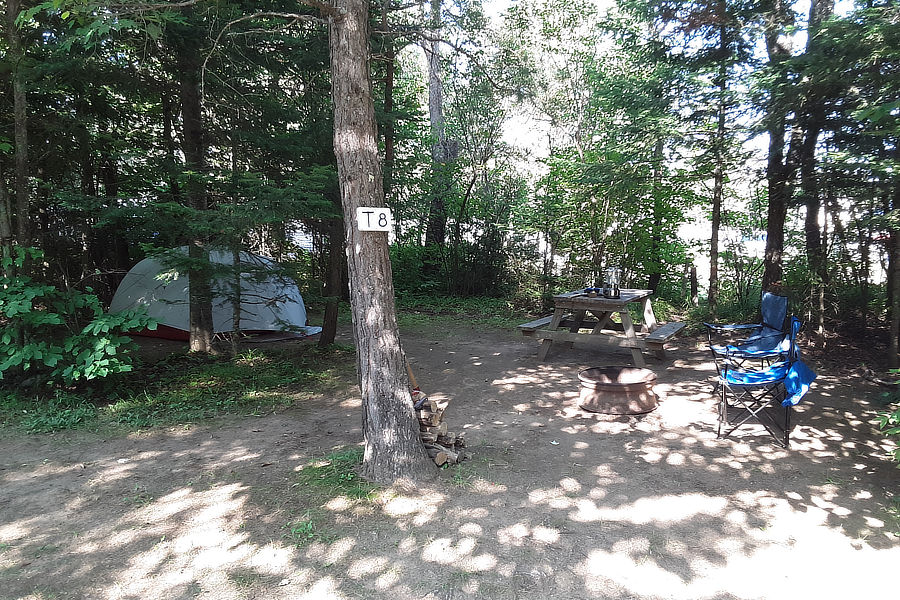 Tent Site at Along the River Campground & Cabins