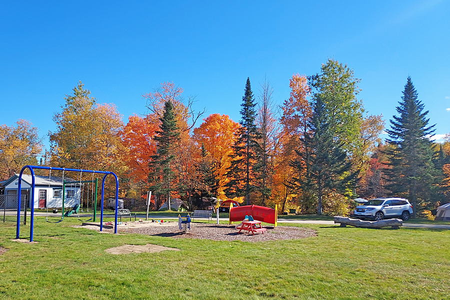 Fall Foliage at Along the River Campground & Cabins