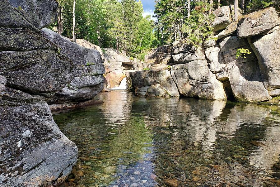 Upper Falls on the Ammonoosuc River